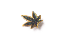 Glitter Pot Leaf Pin