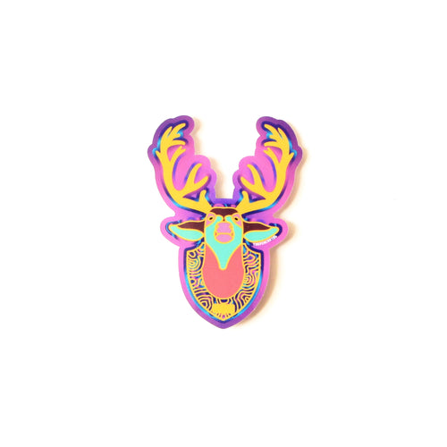 Mounted Deer Sticker - ThePinCartel