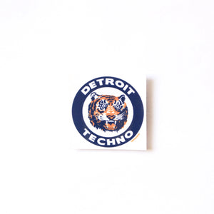Detroit Techno Tigers Sticker - ThePinCartel